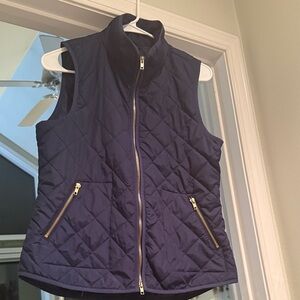 Old Navy Women's Navy Quilted Vest